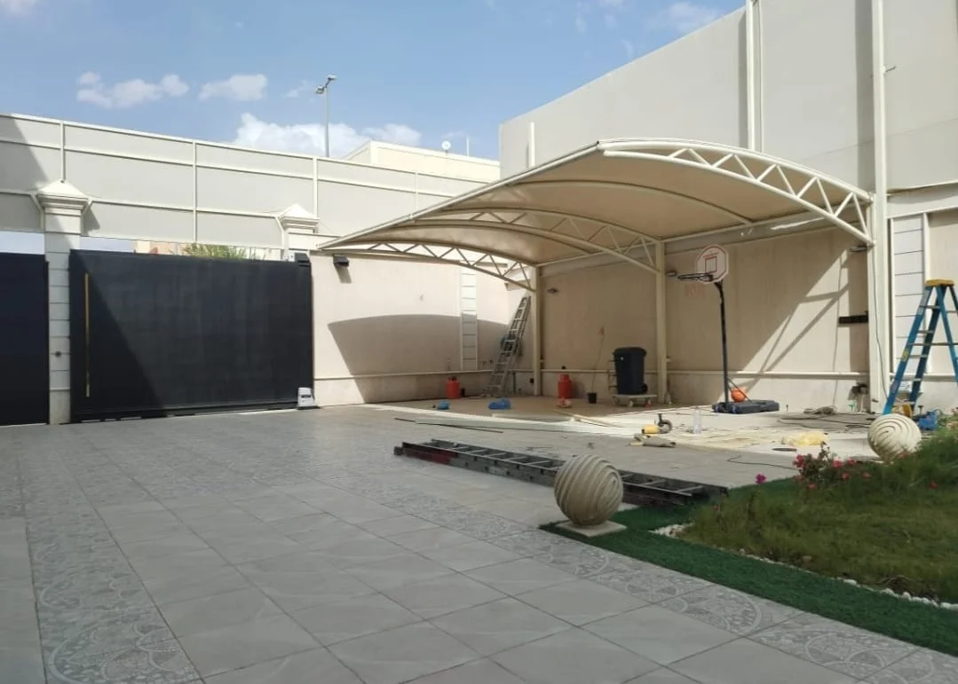 مظلات مقوسة جدة . مظلات الأسطح والجلسات العائلية